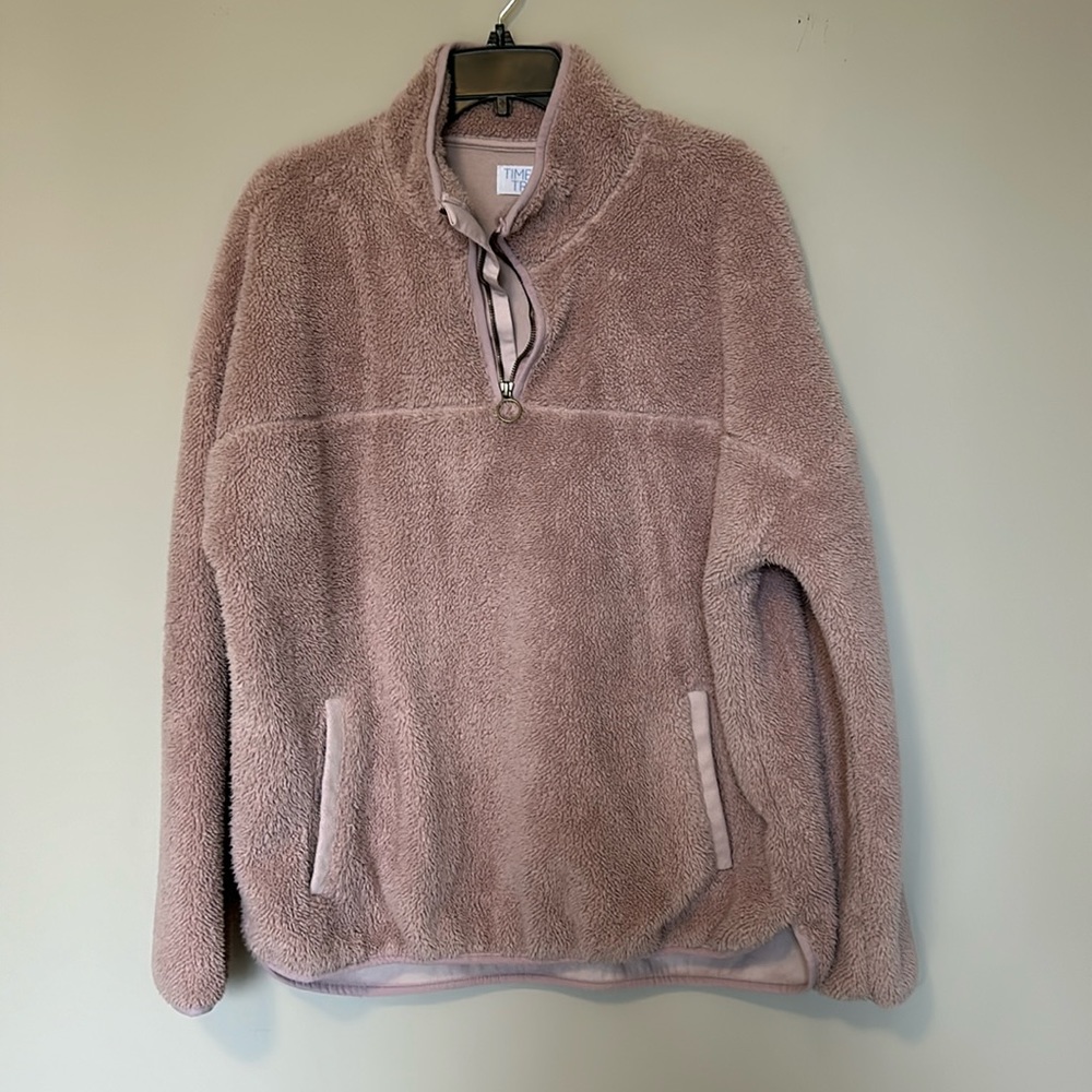 Time and Tru fleece sweater
